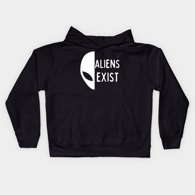 Aliens Exist Kids Hoodie by Hunter_c4 "Click here to uncover more designs"